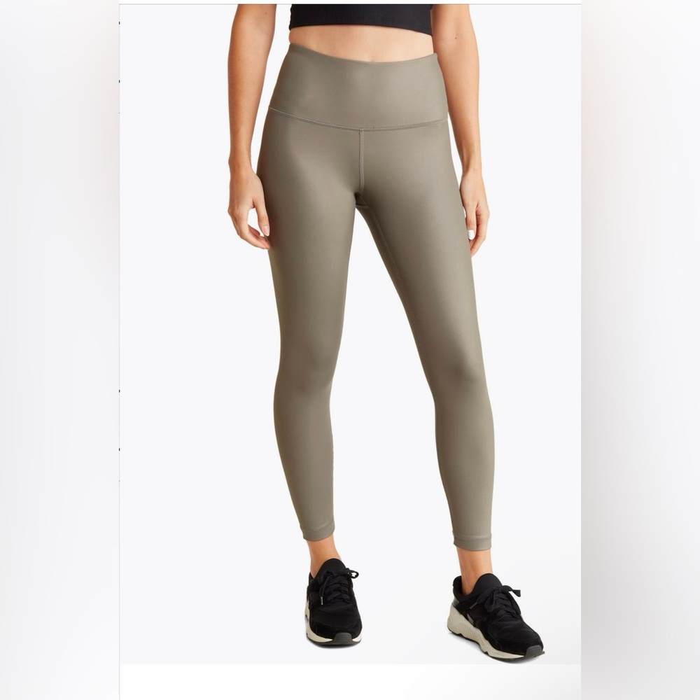 90 DEGREE BY REFLEX High Waist Faux Leather Ankle Leggings NWT